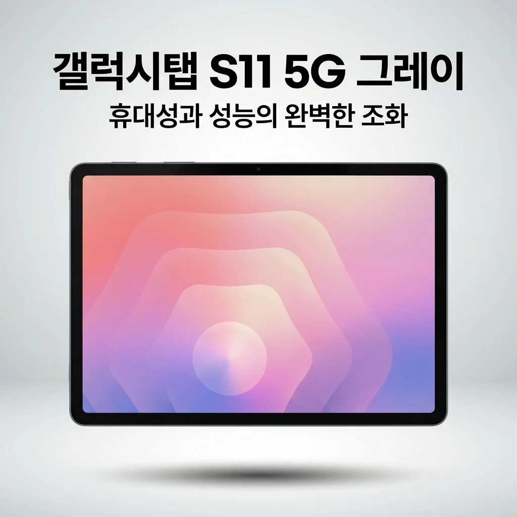 갤럭시탭 S11 5G 11.0 그레이, 휴대성과 성능 다 잡은 역대급 선택인 이유
