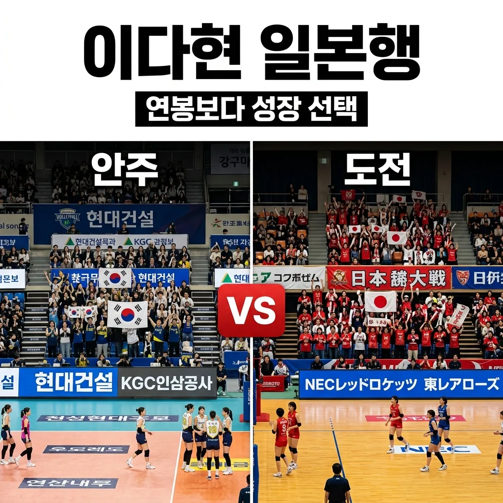 이다현 일본행 선택한 진짜 이유, V리그 최고 연봉 포기한 결정적 배경
