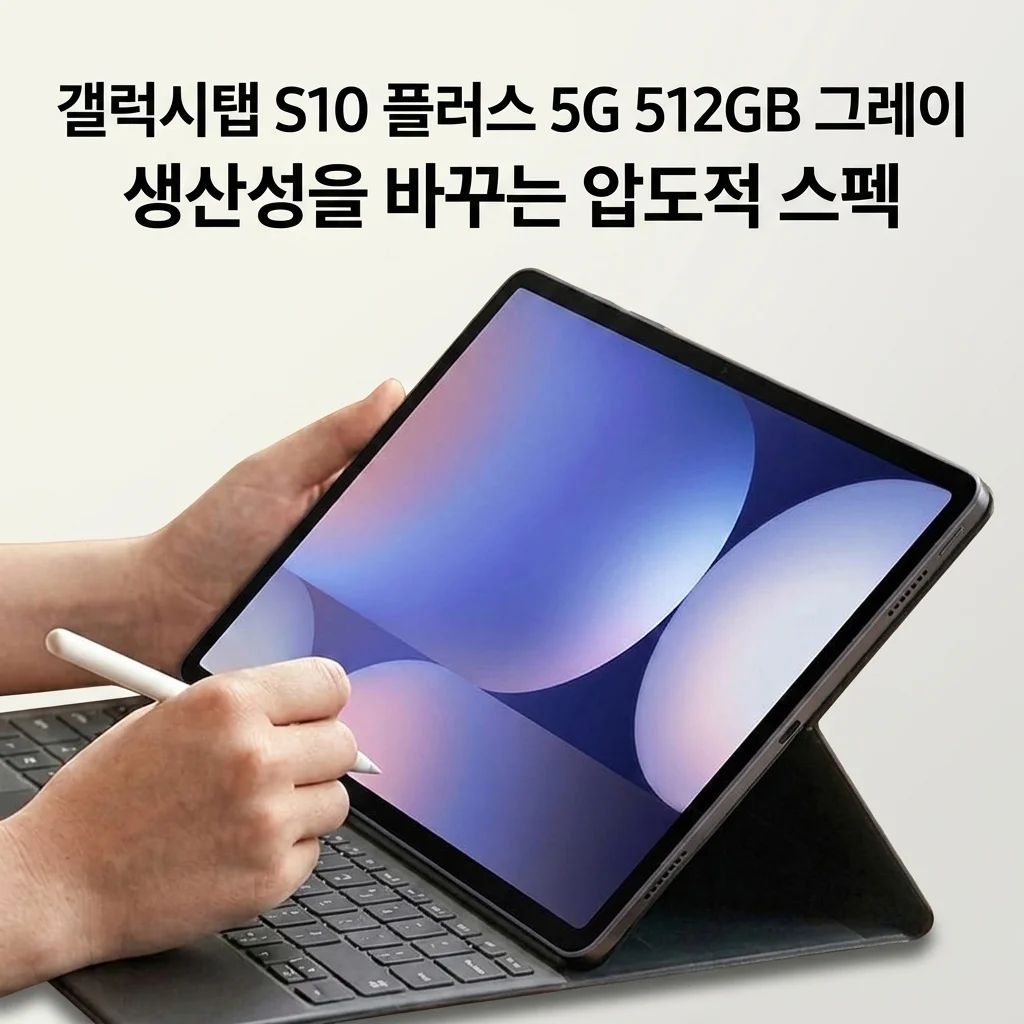 갤럭시탭 S10 플러스 5G 512GB 그레이, 생산성을 바꾸는 압도적 스펙