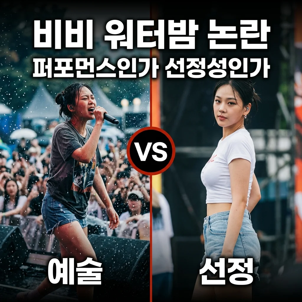 비비 워터밤 2026 파격 퍼포먼스 논란, 선정성인가 예술인가?