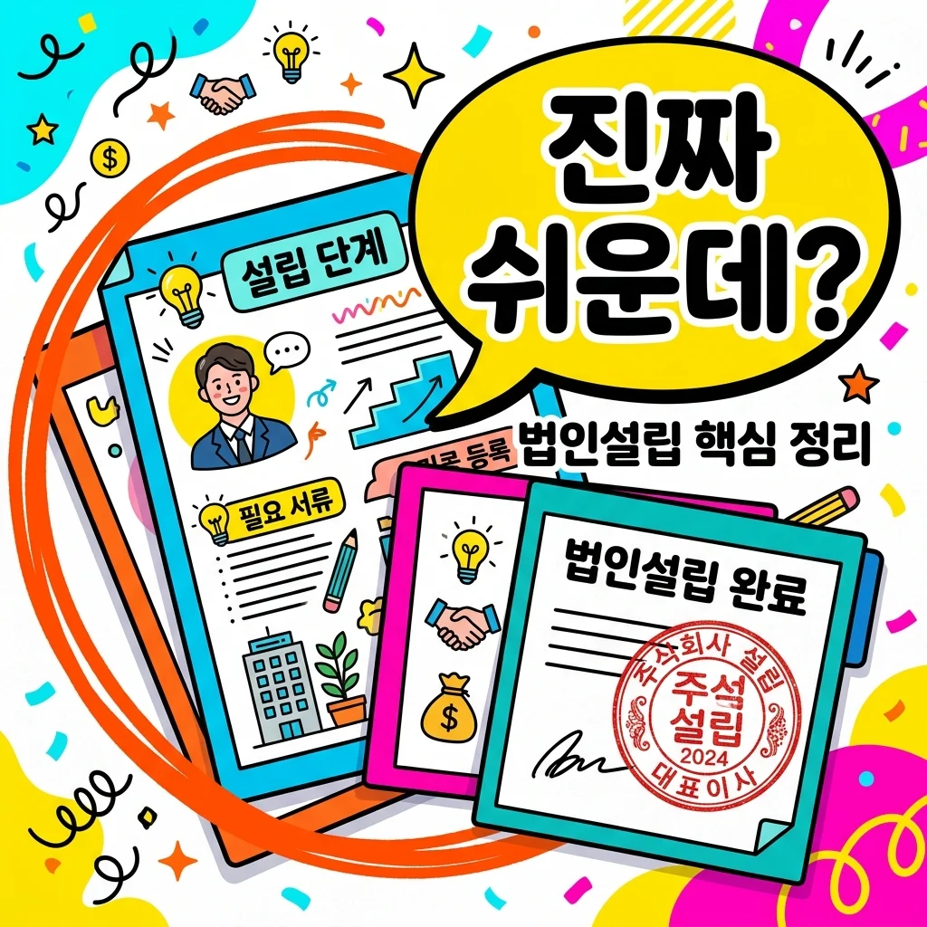 법인설립, 직접 해보니 의외로 '이것' 때문에 막히더라고요 (절차 완벽 정리)