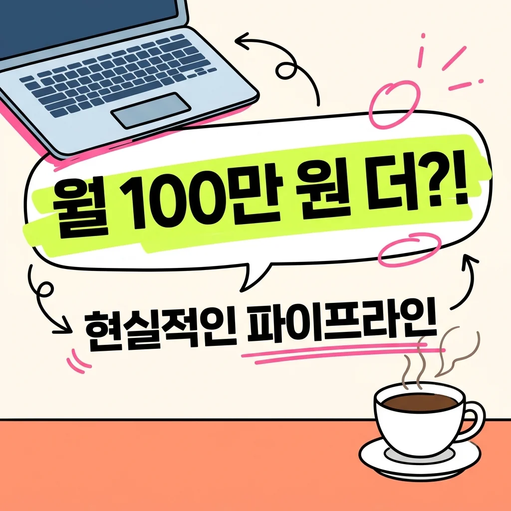 파이프라인수익, 월 100만 원 더 만드는 현실적인 방법 (직접 해본 후기)