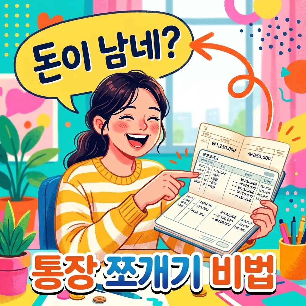 통장관리, 월급 200만 원도 돈 모이는 진짜 현실적인 쪼개기 비법