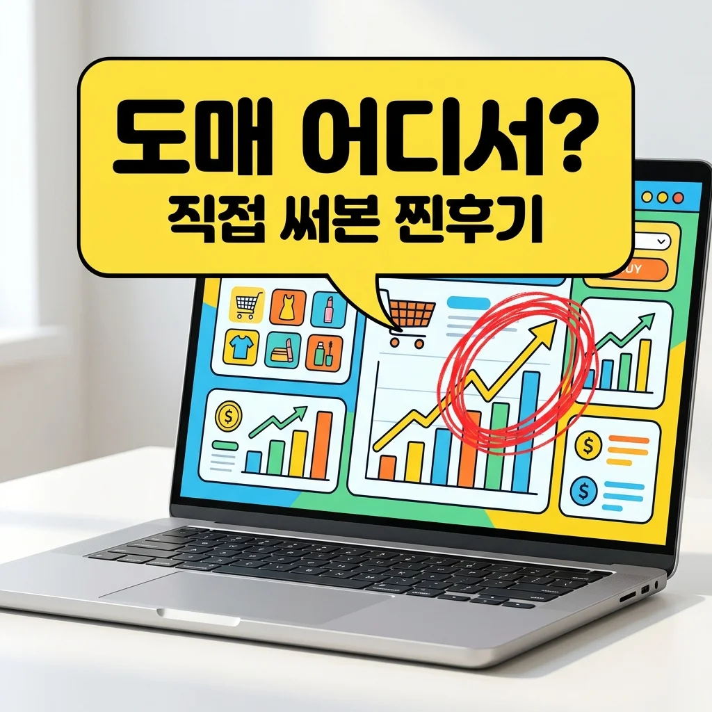 도매사이트 고를 때 '이것' 모르면 무조건 손해봅니다 (직접 써본 후기)