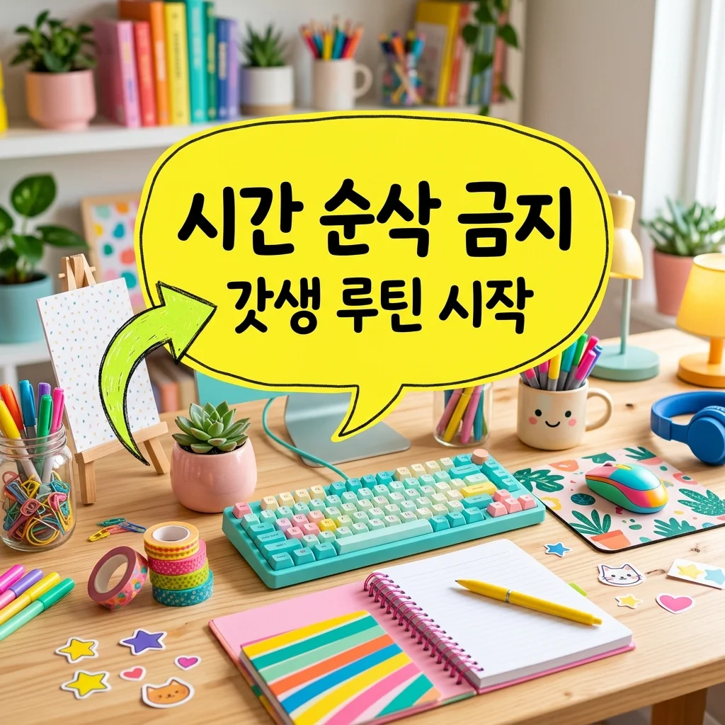 시간관리 아직도 어렵나요? 직접 해보니 의외로 쉬웠던 루틴 꿀팁