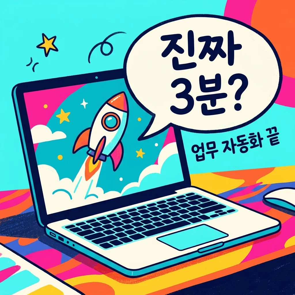 자동화툴 활용해서 3시간 걸릴 업무 3분 만에 끝낸 찐후기