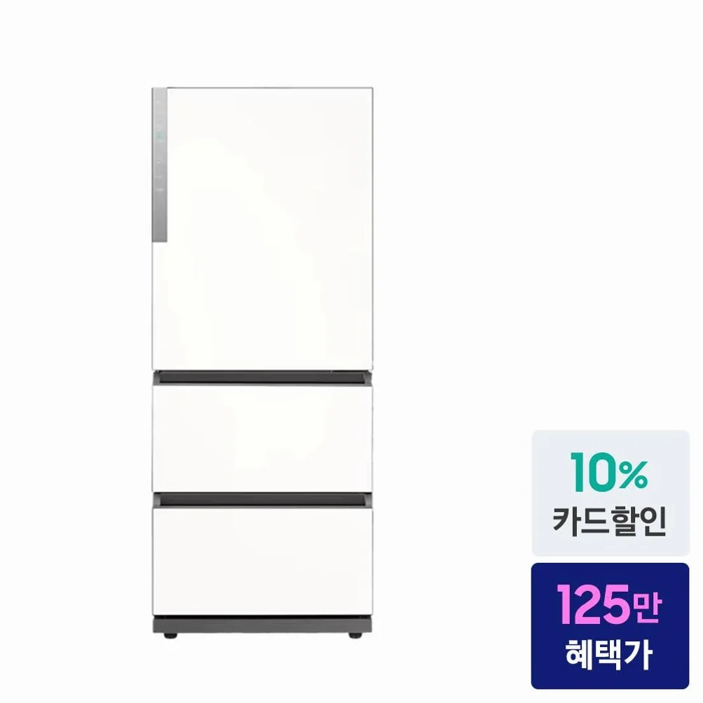 삼성 비스포크 김치냉장고 RQ33DG71J3EW 스탠드형 3도어 328L 김치플러스 상세 이미지 2