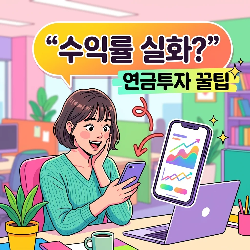 연금투자 수익률 1%대라면? 제가 직접 굴려보고 깨달은 팁