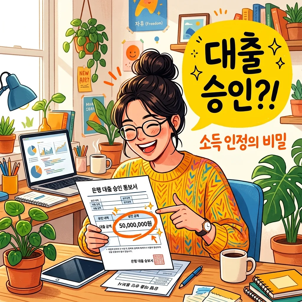 프리랜서 대출 소득 인정 기준? 직접 해보니 차이 꽤 컸습니다