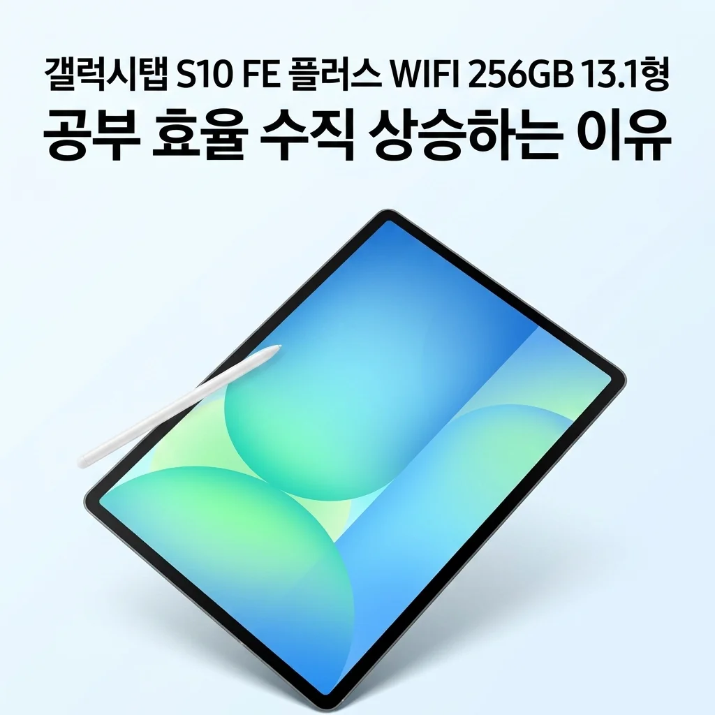 갤럭시탭 S10 FE 플러스 WIFI 256GB 13.1형, 공부 효율 수직 상승하는 이유