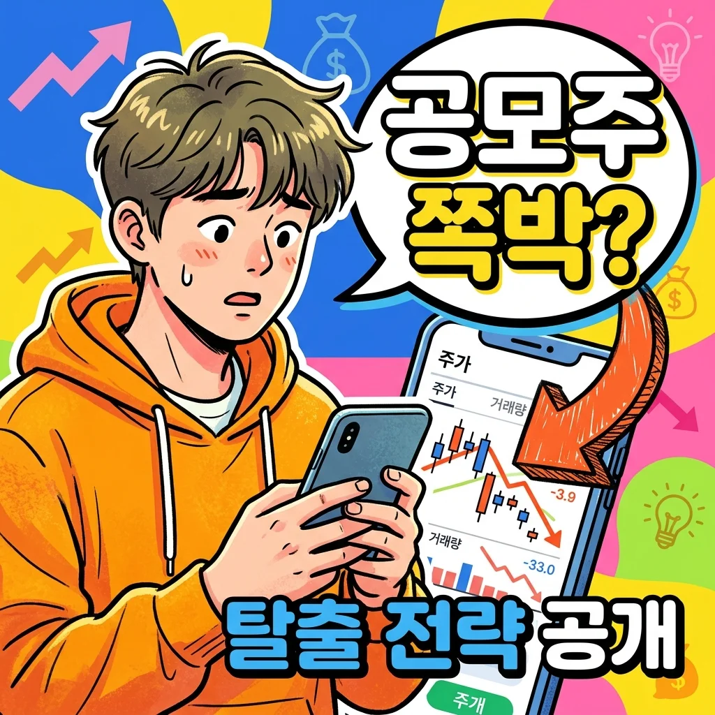 IPO 공모주 투자, 수익률 0%였던 제가 깨달은 상장일 매도 타이밍