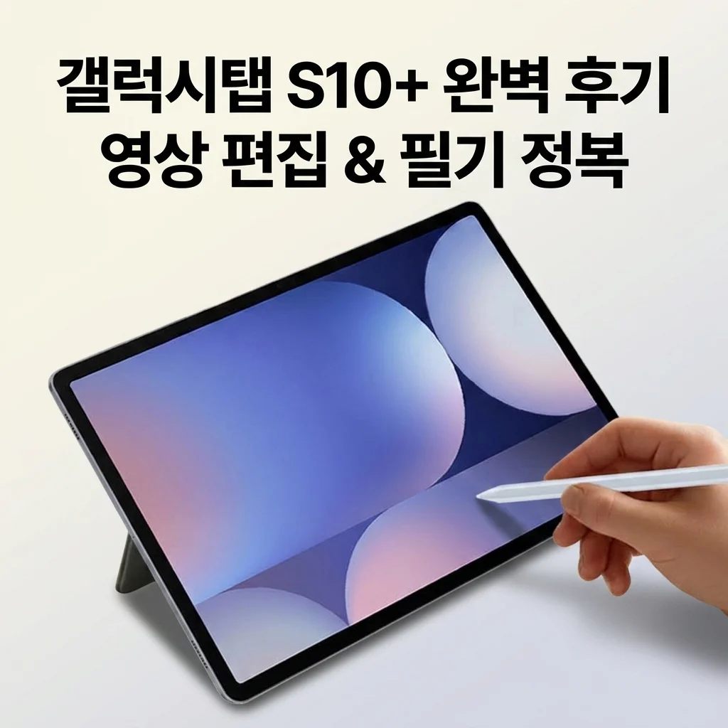 갤럭시탭 S10 플러스 256GB WiFi 12.4형 후기, 영상 편집과 필기 모두 잡은 선택