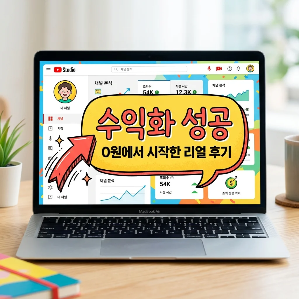 유튜브수익화 조건 6개월 걸릴 줄 알았는데? 한 달 만에 뚫은 비결