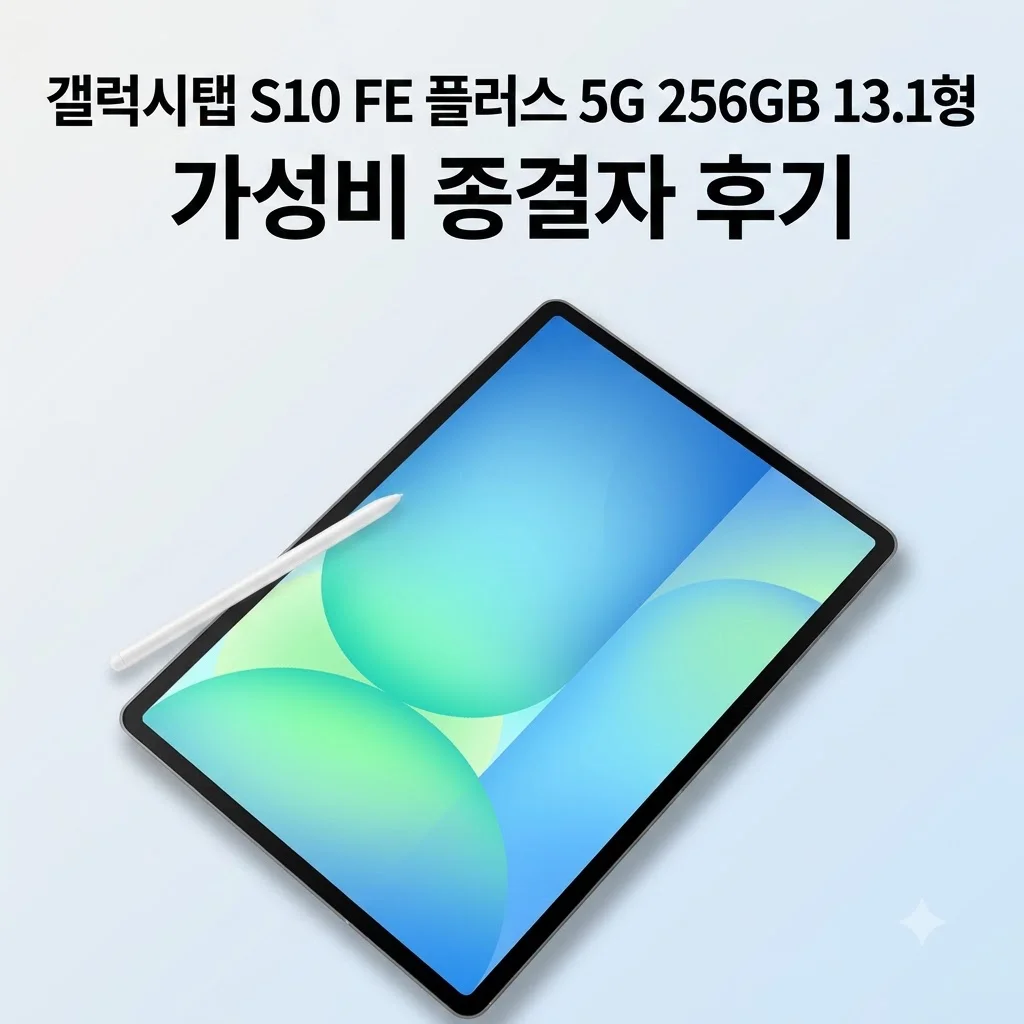 갤럭시탭 S10 FE 플러스 5G 256GB 13.1형 대화면 가성비 종결자 후기