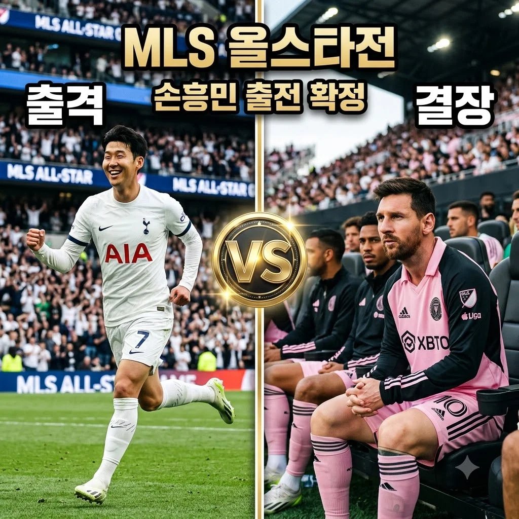 MLS 올스타전 일정 및 손흥민 출전 중계 정보 메시는 불참 확정