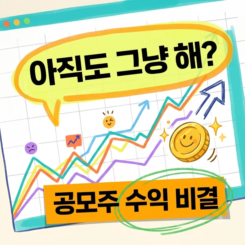 공모주 청약, 커피값 벌려다 낭패? 직접 해보고 깨달은 수익 비결