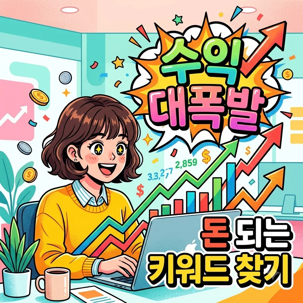 돈되는키워드, 아직도 검색량만 보세요? 수익 3배 올린 비결