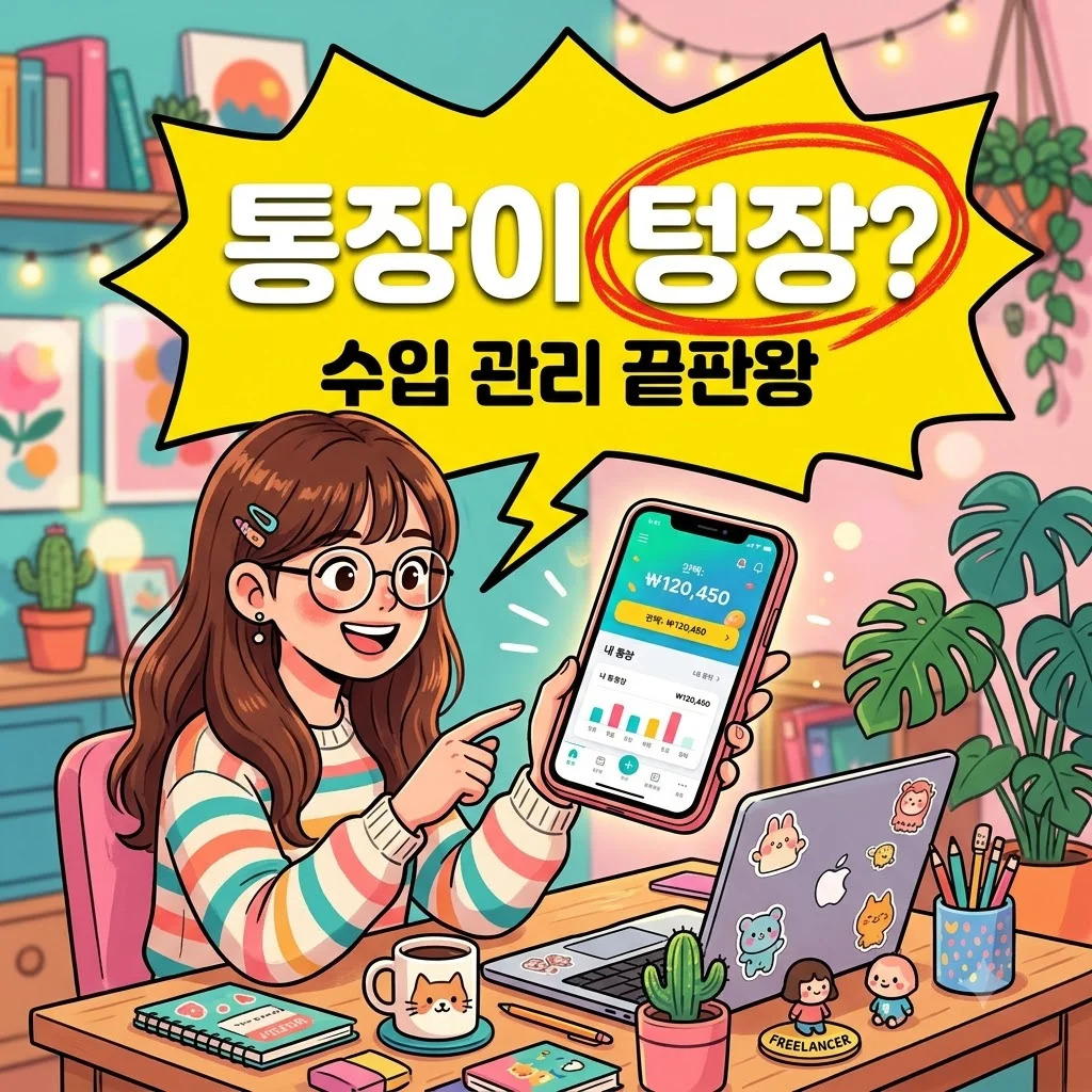 프리랜서 수입 관리, 통장 하나로 버티다간 진짜 큰일 납니다 (현실 조언)