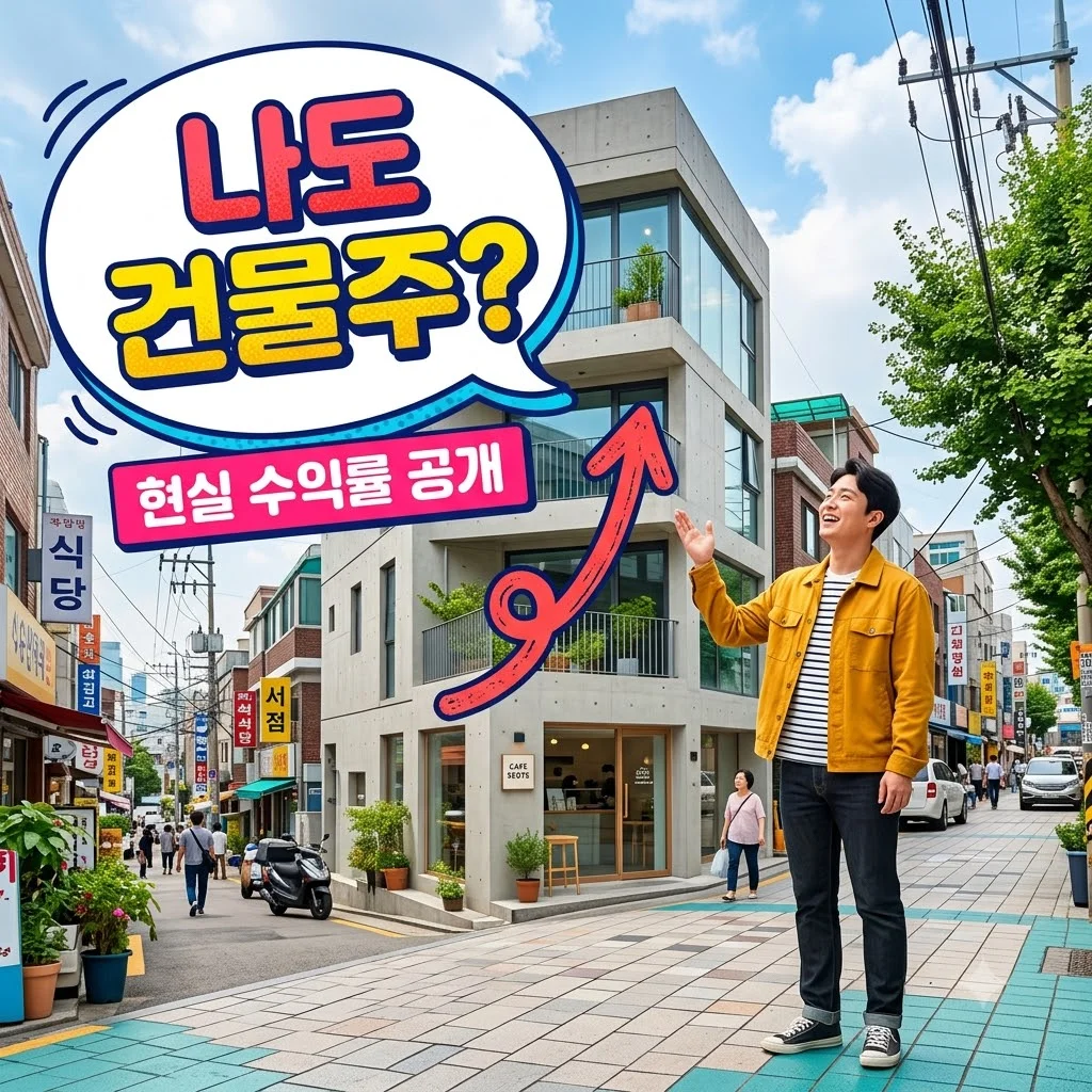 건물주 현실 수익률, 막연한 환상 깨고 진짜 월세 받는 법