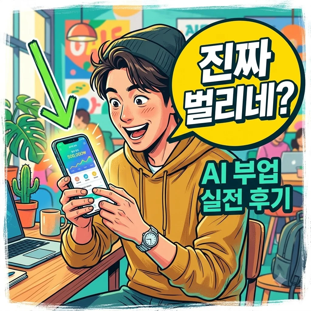 AI부업 현실 수익? 직접 해보고 깨달은 사기 안 당하고 돈 버는 법
