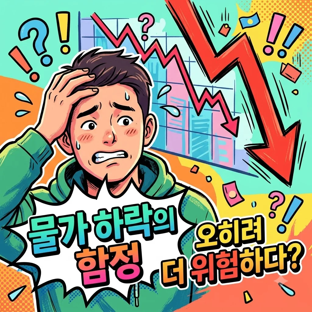 디플레이션 뜻, 물가 내려가면 좋은 거 아냐? 직접 겪어보니 무서운 이유