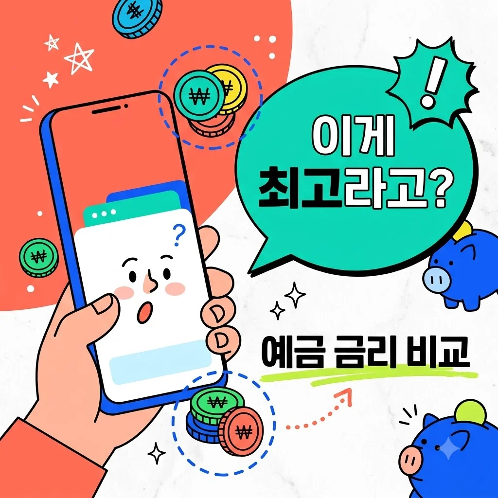 국내 예금 금리 비교, 0.5% 더 받는 곳 제가 직접 찾아봤습니다