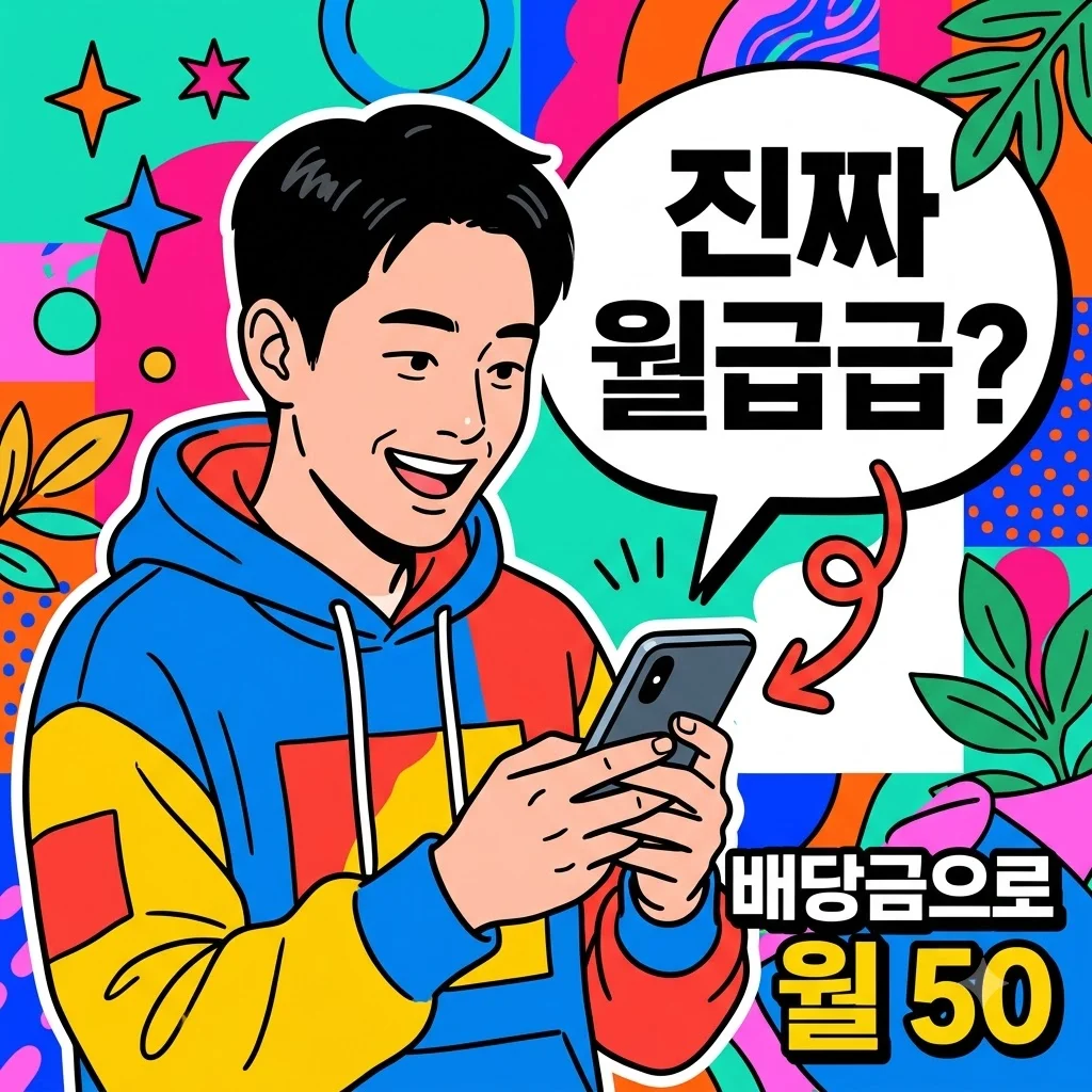 배당주 월급 만드는 법, 저도 월 50만원 현금흐름 직접 만들어보니 이렇네요