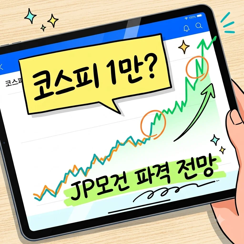 JP모건 투자전망 코스피 1만 시대 진짜 올까? 현실적인 대응 전략