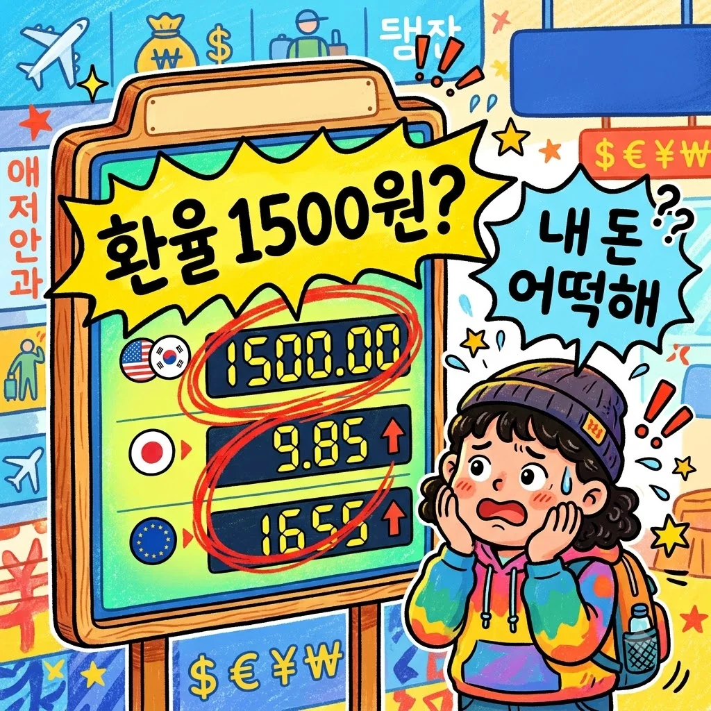 국내 환율 전망 1500원 눈앞? 직접 겪어본 환전 타이밍과 대응 팁