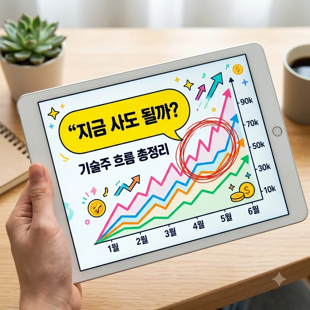 미국 기술주 주가 흐름, 실적 발표 후 하락에 당황하셨나요? (직접 분석한 결과)