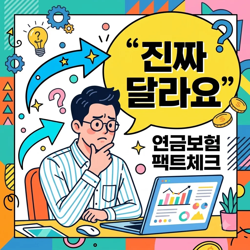 연금보험 비교 분석, 직접 해보니 수익률보다 '이게' 더 중요하네요