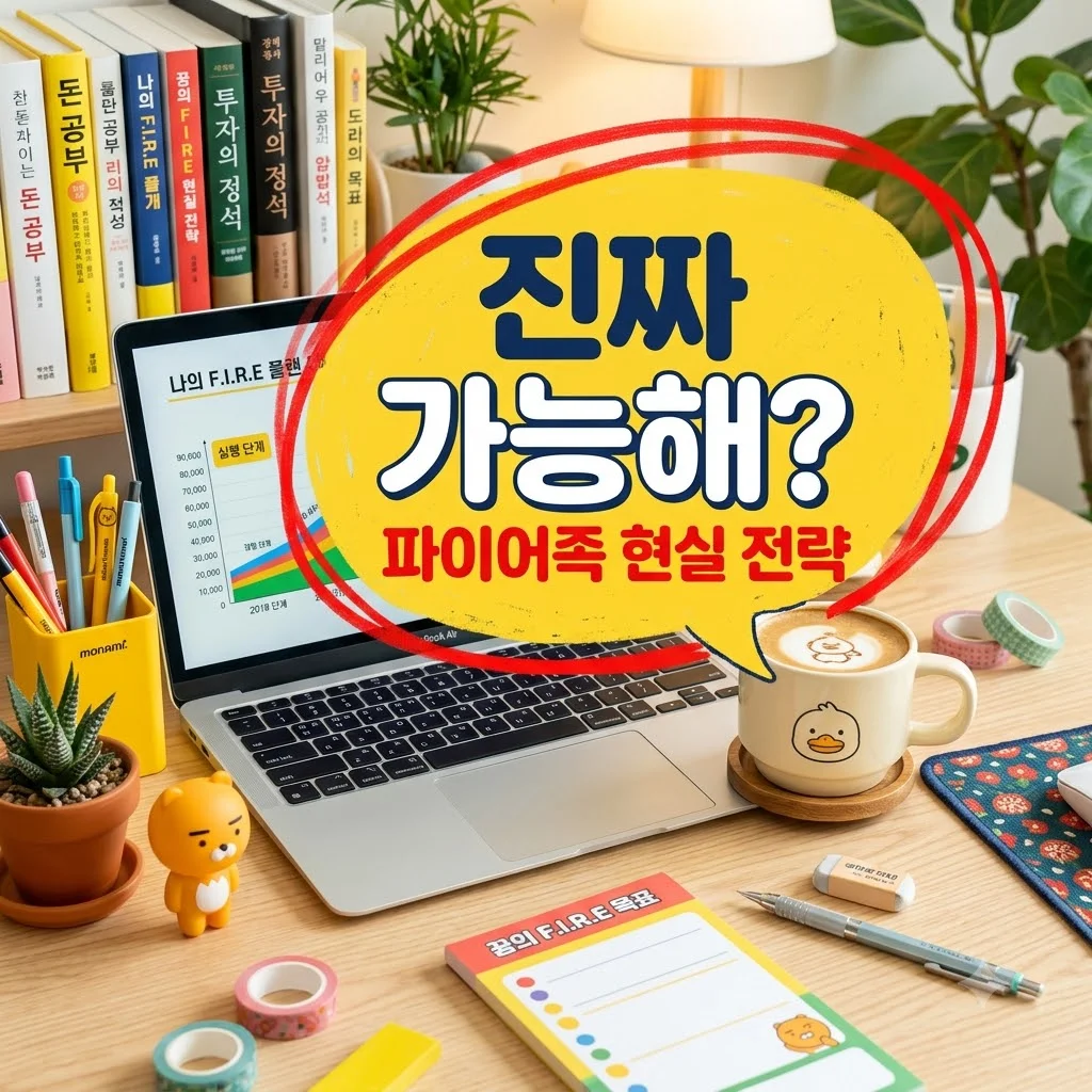 파이어족 은퇴 설계 전략, 직접 해보니 1억보다 '이게' 훨씬 중요하네요