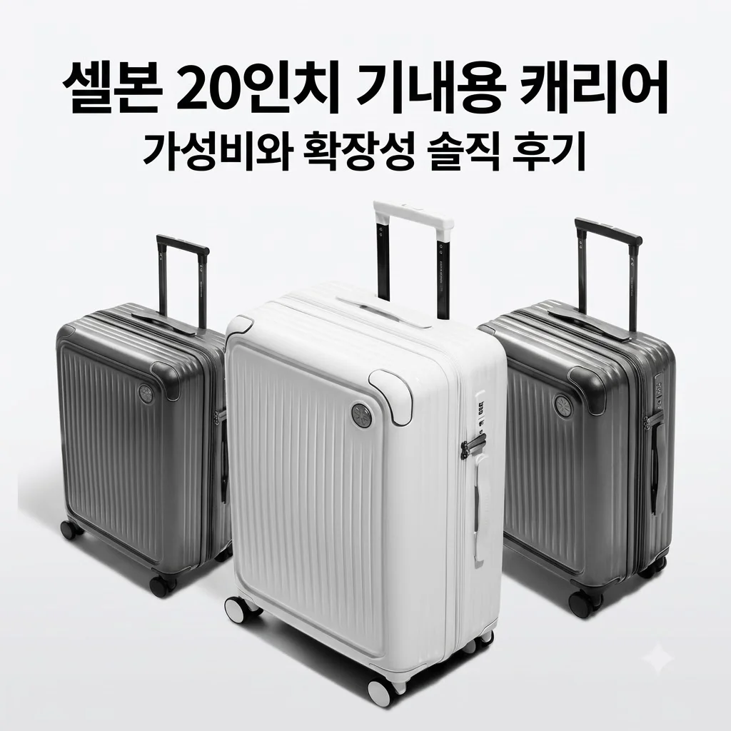 셀본 20인치 기내용 캐리어 가성비와 확장성 다 잡은 솔직 후기