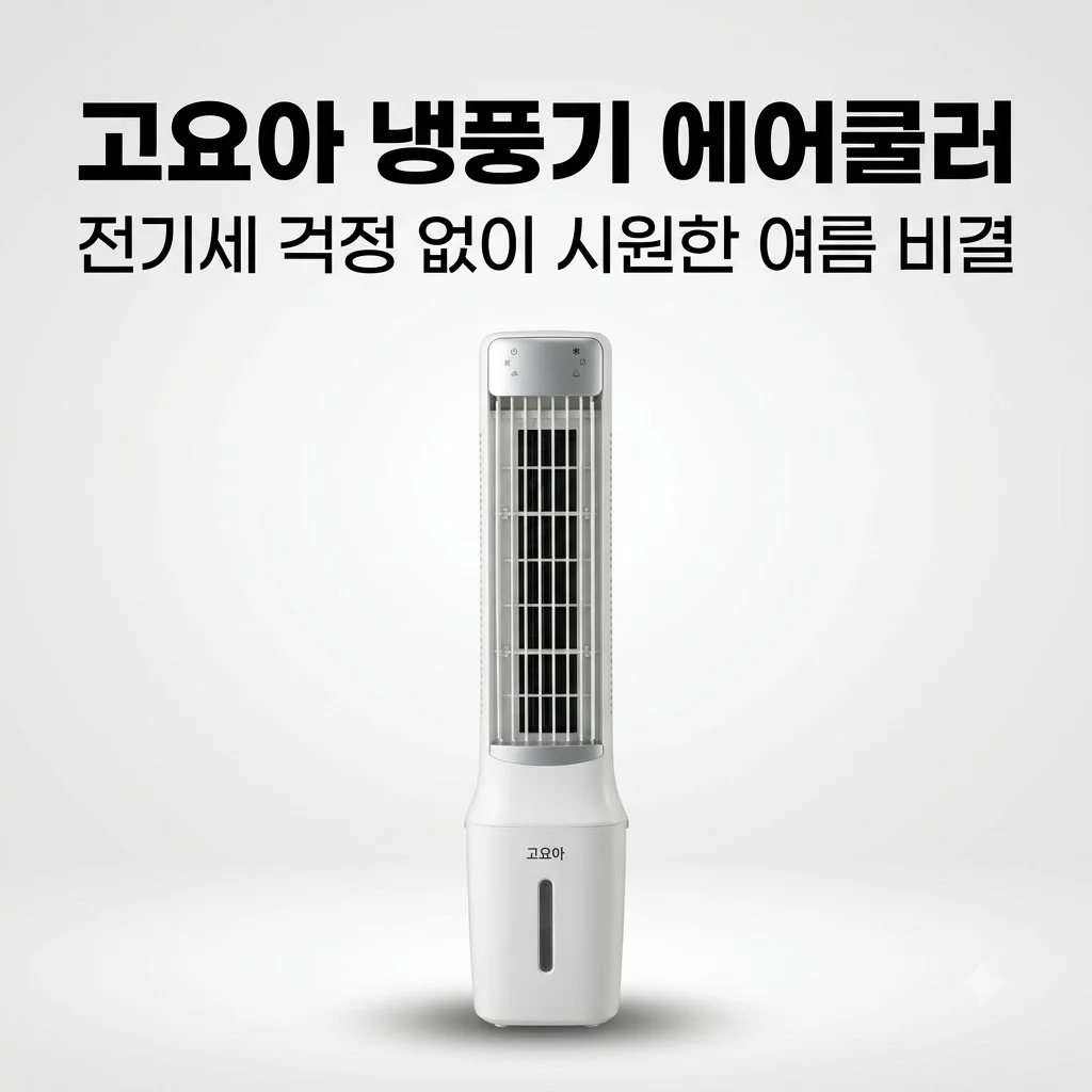 고요아 냉풍기 에어쿨러 이동식 에어컨, 전기세 걱정 없이 시원한 여름 비결