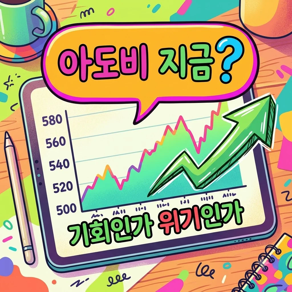 아도비 주식 분석, 지금 들어가도 괜찮을까? 직접 뜯어본 2026년 전망