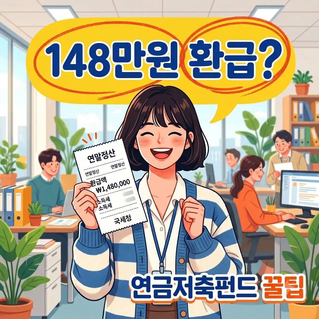 연금저축펀드 세액공제 한도, 연말정산 148만원 환급 직접 받아본 후기