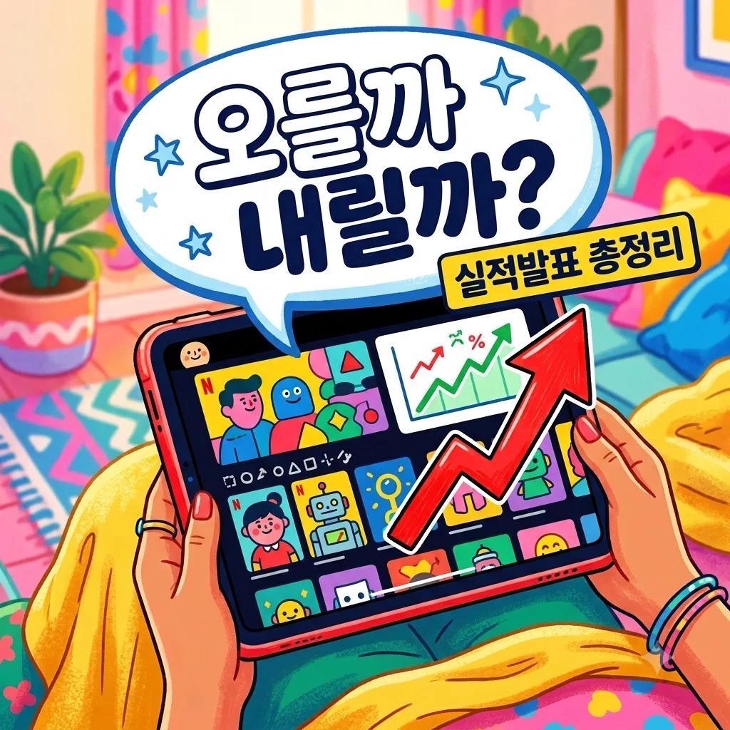 넷플릭스 실적발표 결과 보고 놀라셨나요? 주가 전망 핵심 정리