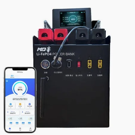 26년신형 MD홍 파워뱅크 12V 300A Q600 퀀텀파워 캠핑용 인산철 배터리 상세 이미지 3