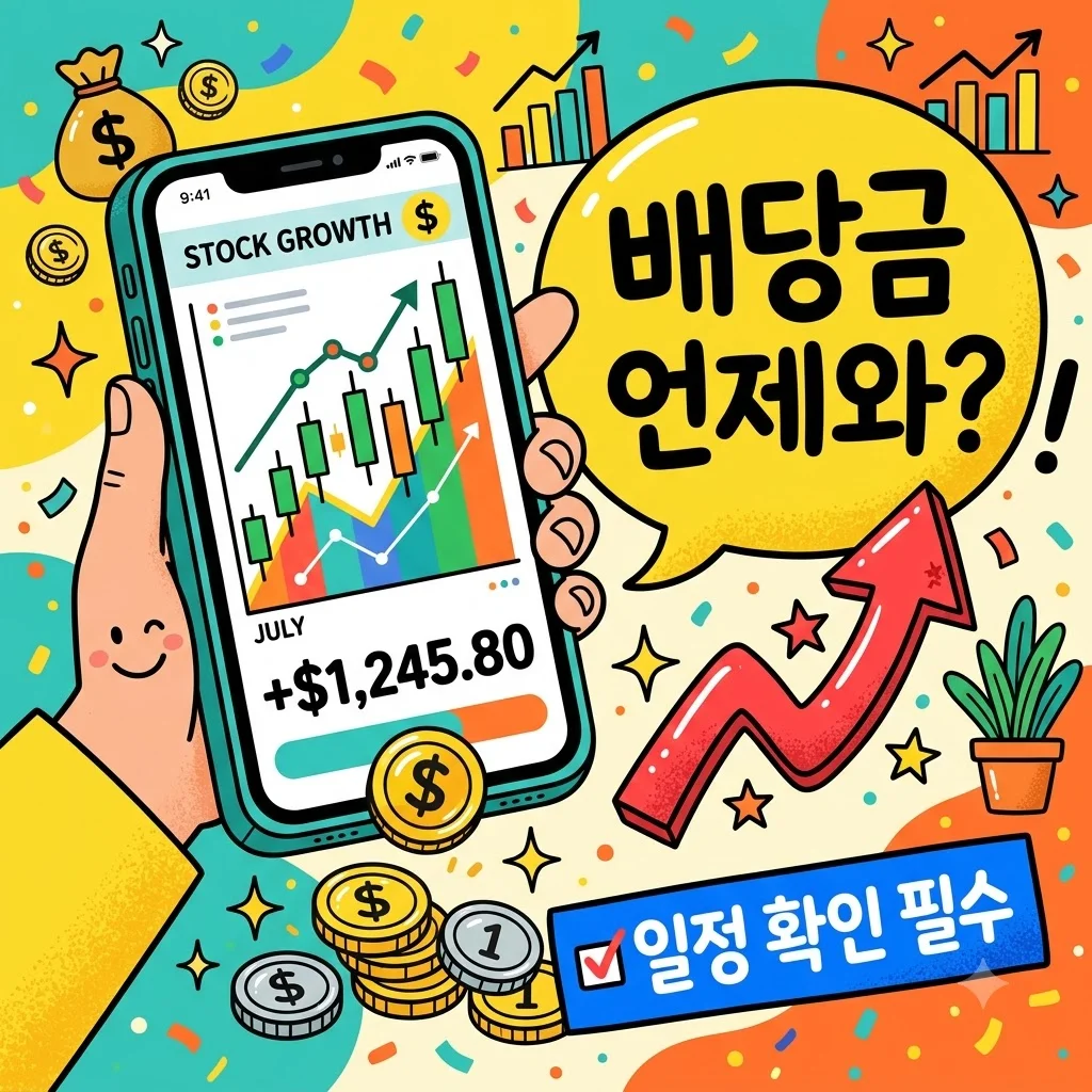 미국 주식 배당금 일정, 제 날짜에 꼬박꼬박 받는 확실한 방법