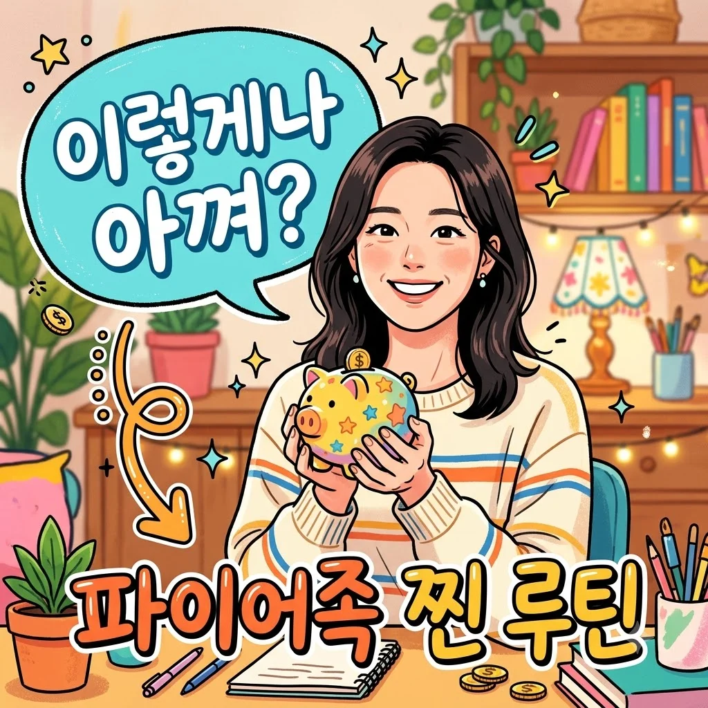 파이어족 절약 루틴, 한 달 150만 원 더 모으게 된 현실 습관 5가지
