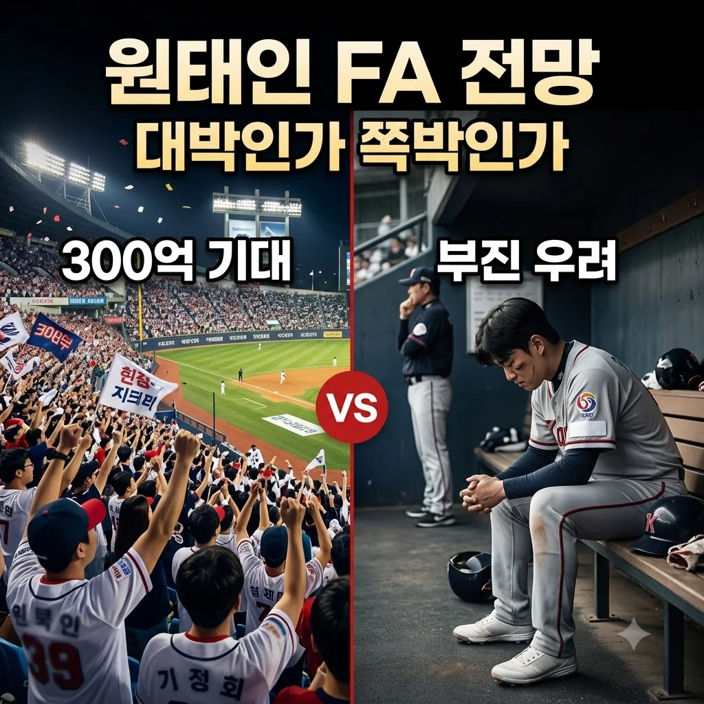 원태인 FA 대박 물거품? 삼성 에이스 부진과 300억 계약설의 실체