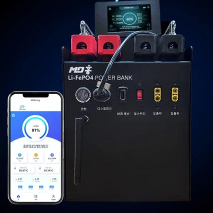 신형 MD홍 파워뱅크 12V 600Ah 직사각 롱바디 퀀텀파워 캠핑용 인산철 배터리 상세 이미지 5