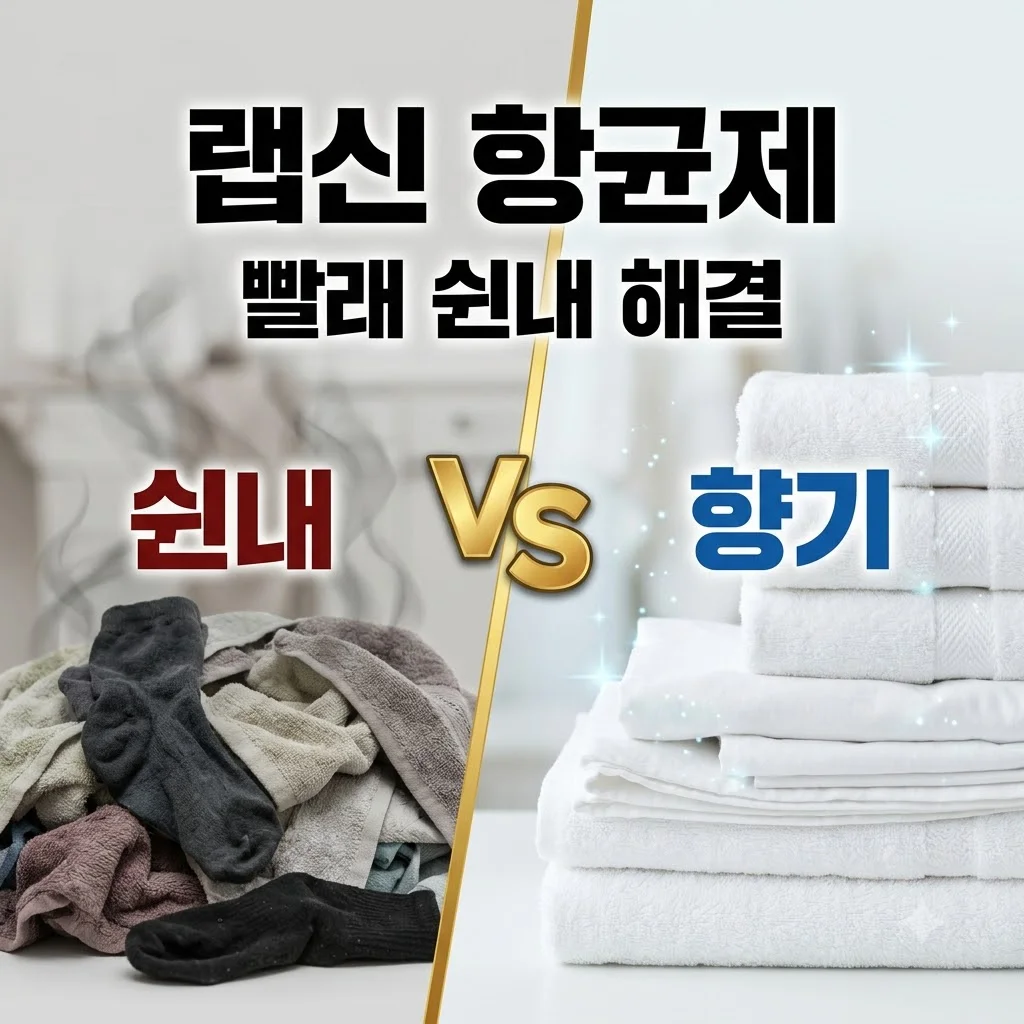 랩신 섬유항균제 빨래 쉰내 제거 99.9% 살균 효과와 올바른 사용법