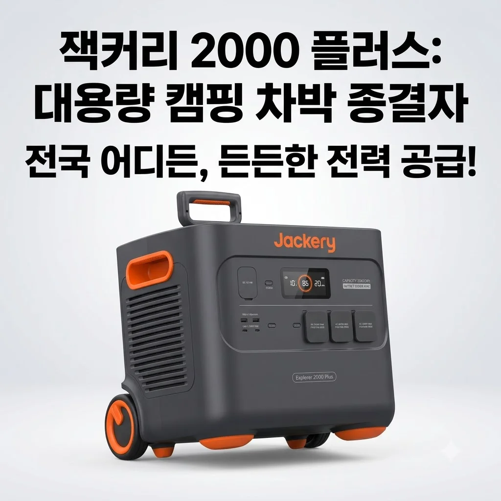 잭커리 파워뱅크 2000 플러스 캠핑 차박 대용량 배터리 종결자 추천