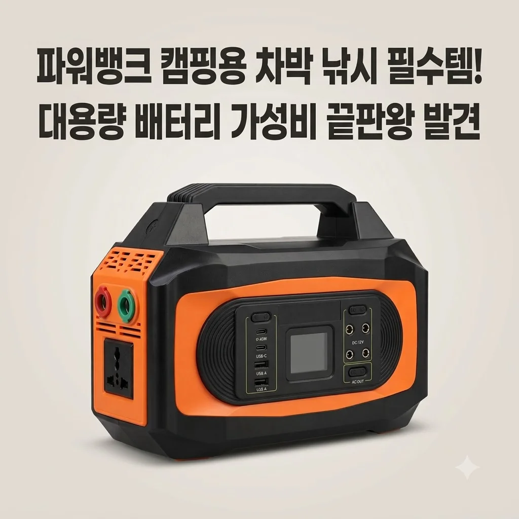 파워뱅크 캠핑용 520wh 차박 낚시 필수템! 대용량 배터리 가성비 끝판왕 발견