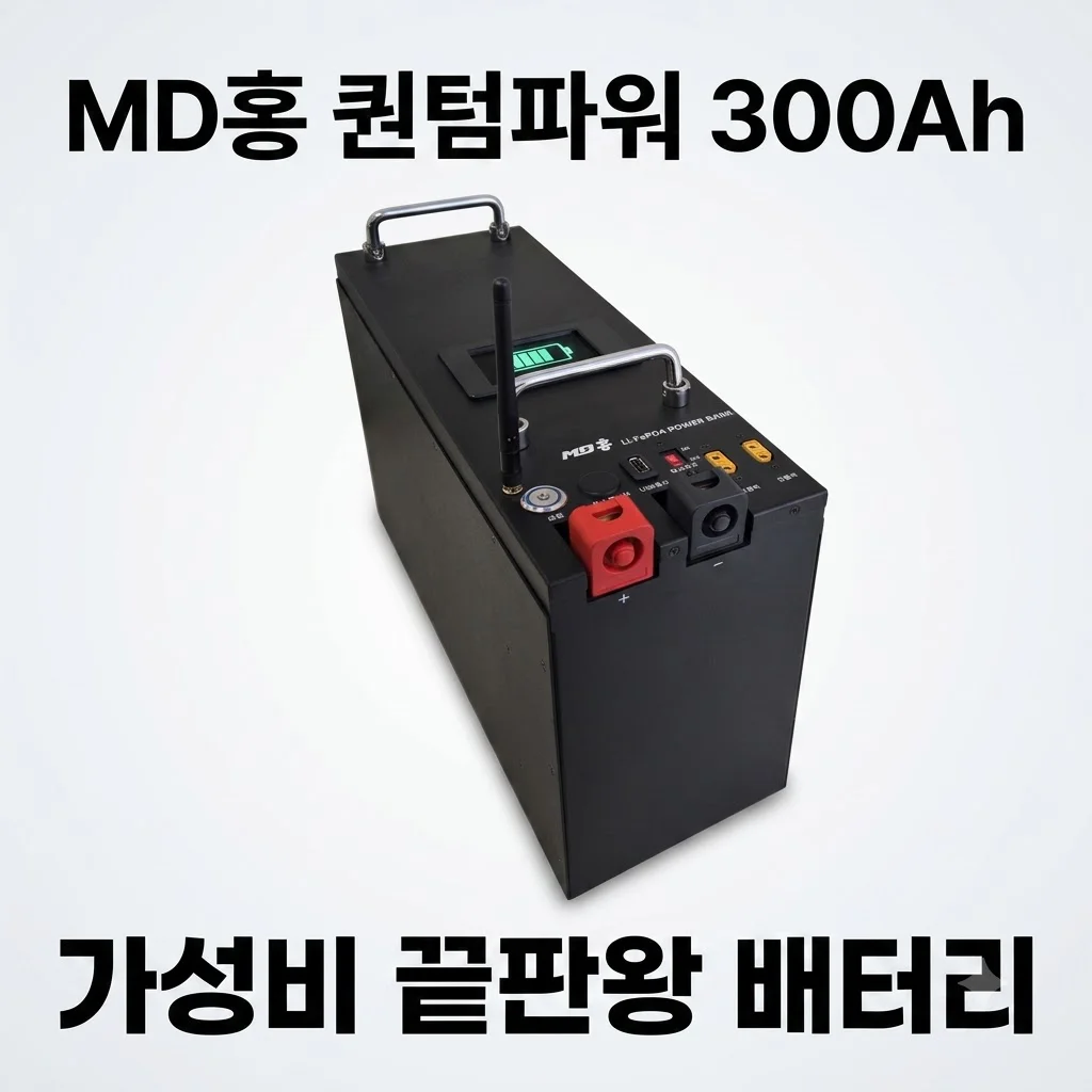MD홍 퀀텀파워 파워뱅크 300Ah 차박 캠핑 배터리 가성비 끝판왕인 이유