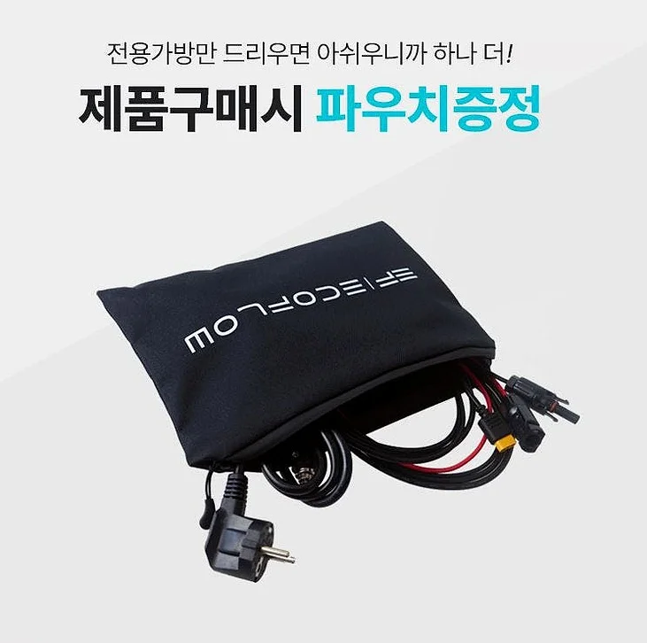 에코플로우 델타2 맥스 인산철 배터리 올인원 캠핑 차박 가방 세트 상세 이미지 1