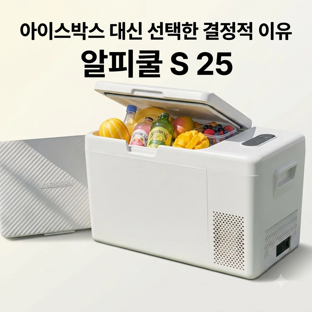 알피쿨 S 25 자동차 캠핑 냉장고, 아이스박스 대신 선택한 결정적 이유