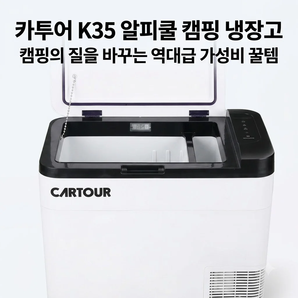 카투어 K35 알피쿨 캠핑 냉장고, 캠핑의 질을 바꾸는 역대급 가성비 꿀템