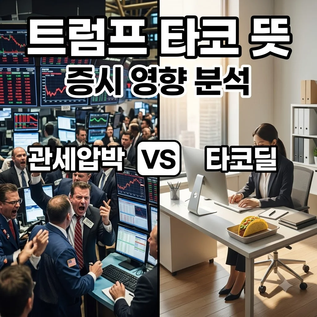 트럼프 타코 뜻 의미와 유래 관세 철회에 증시 폭등한 이유